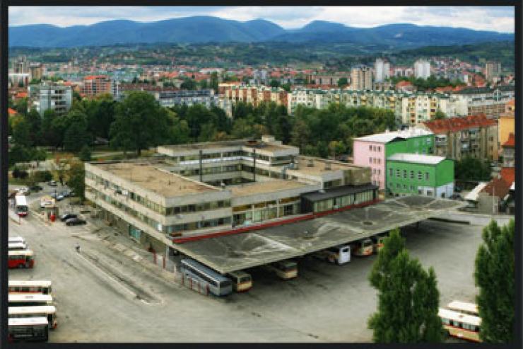 der Busbahnhof Čačak