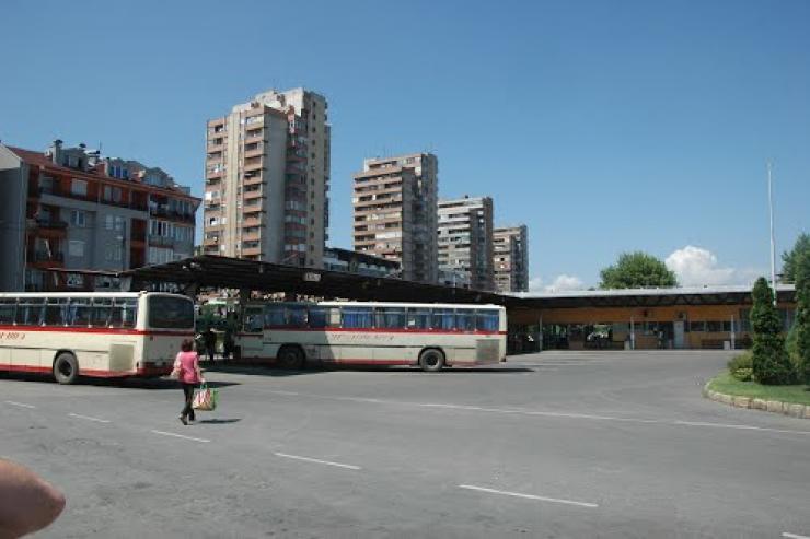der Busbahnhof Kruševac