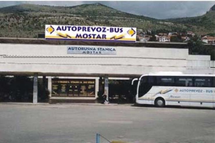 der Busbahnhof Mostar