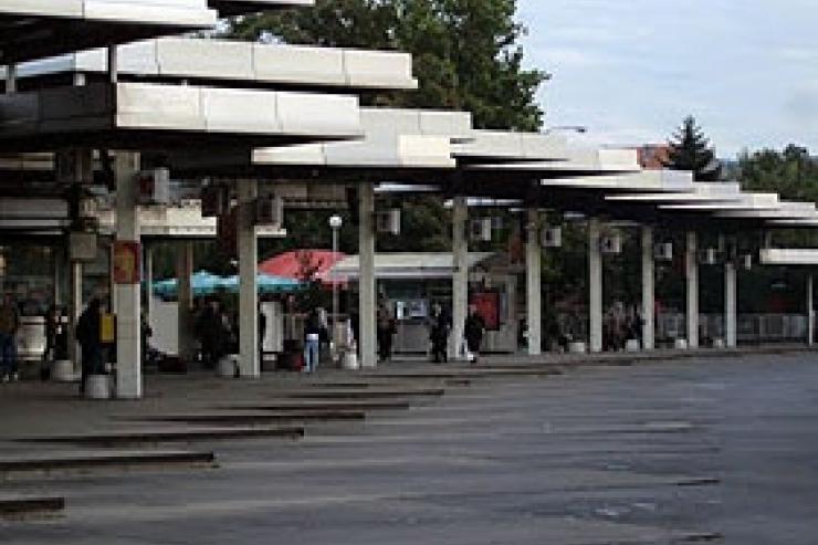 der Busbahnhof Niš
