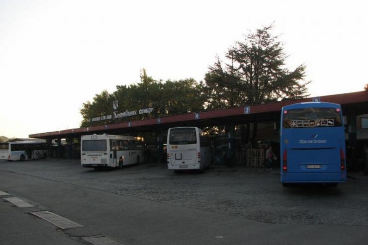 der Busbahnhof Sombor